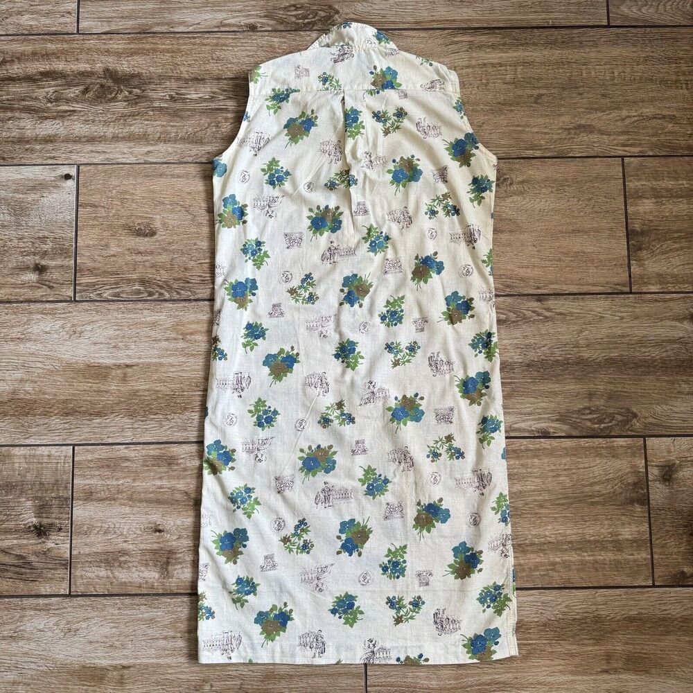 Vintage Floral Print Sleeveless Dress Size 7/8 - Picture 5 of 15